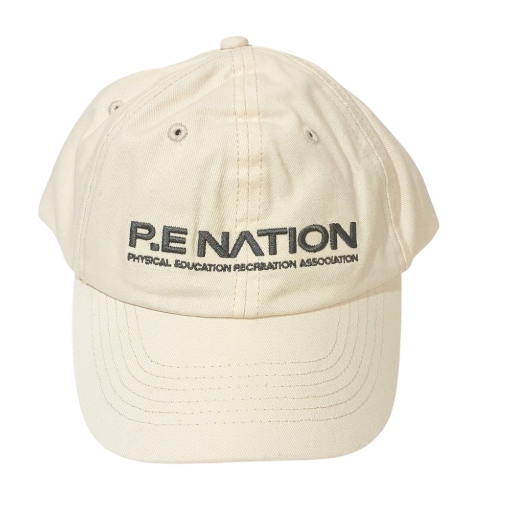P.E. NATION One Size Adjustable Homage Hat Blush Off White NEW‎